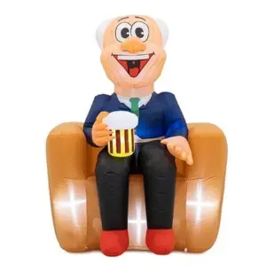 Indoor Abraham zittend in stoel