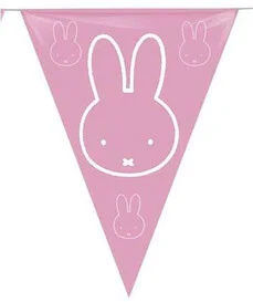 Vlaggenlijn Nijntje roze